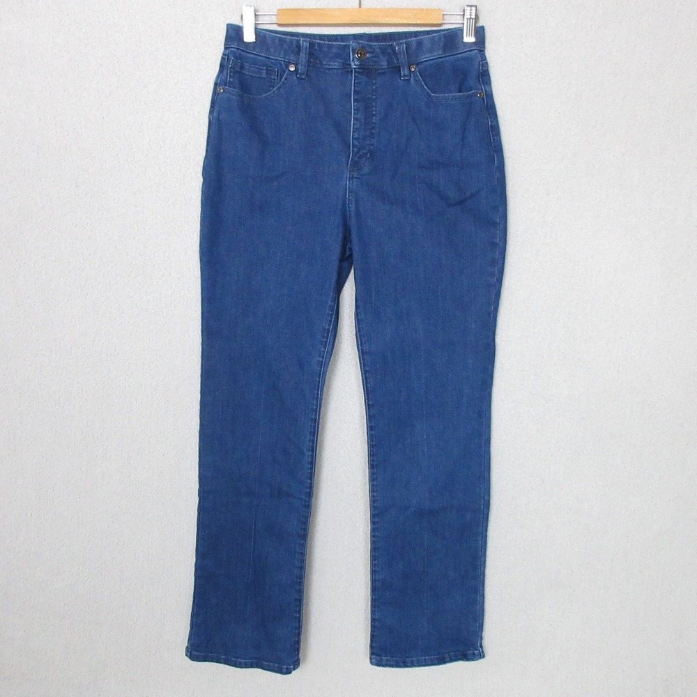 Appleseed's Women's Blue Denim High Waist Comfort Fit‎ Jeans Size 8